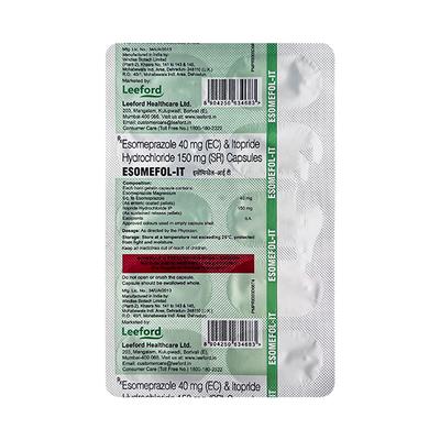 ESOMEFOL IT Capsule 10's - Ulcer/Reflux/Flatulence-Aaa