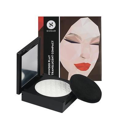 SUGAR Cosmetics Powder Play Translucent Compact 6 gm - Compact Powder