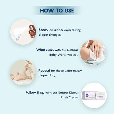 The Moms Co. Natural Baby Bottom Wash 50 ml - Baby Soap