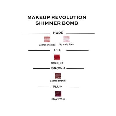 Revolution Shimmer Bomb Gleam Wine 4.5 ml - Lip Glosses