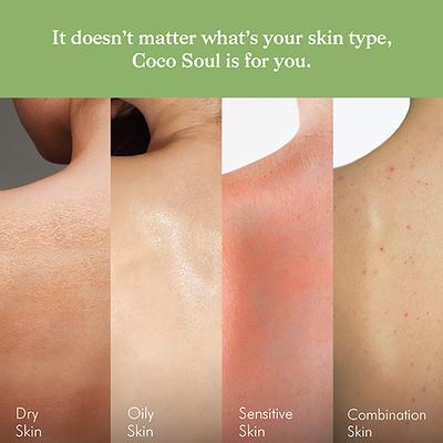 Coco Soul Shower Gel with Coconut & Ayurveda Sulphate & Paraben Free 400 ml - Shower Gels & Body Wash