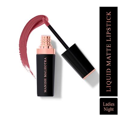 Manish Malhotra Beauty By MyGlamm Liquid Matte Lipstick-Ladies Night 7 gm - Lipsticks