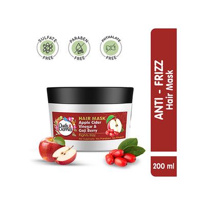 Buds & Berries Apple Cider Vinegar and Goji Berry Hair Masks 200 ml - Hair Masks & Packs