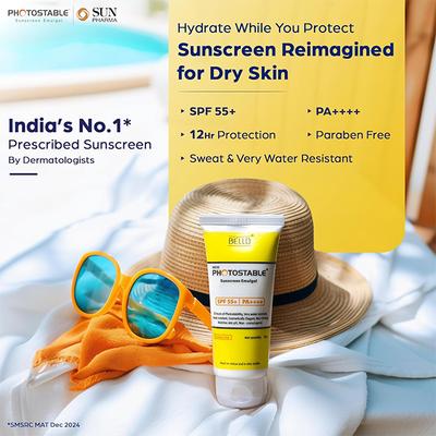 PHOTOSTABLE NEW SPF 55+ PA++++ SUNSCREEN Emulgel 50gm - Sunscreen Preparations-Emo
