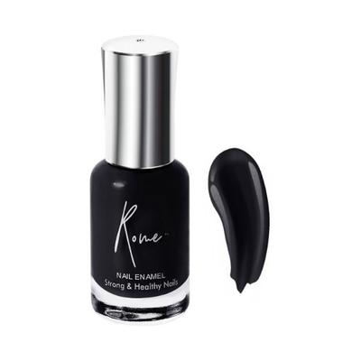 Rome Midnight Black Strong & Healthy Nail Enamel 8 ml - Nail Polish