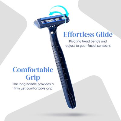 LetsShave Pro 2 Plus Disposable Razor (Pack of 15) + Twin Blade Disposable Razor (Pack of 3) - Hair Removal Accessories