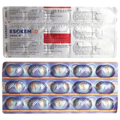 ESOKEM D Capsule 15's - Ulcer/Reflux/Flatulence-Aaa