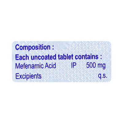 MICTAL 500 Tablet 10's - Pain relief-Nsa