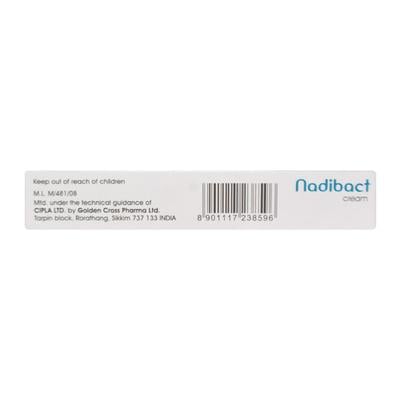 Nadibact Cream 10gm - Skin Infections-Toa