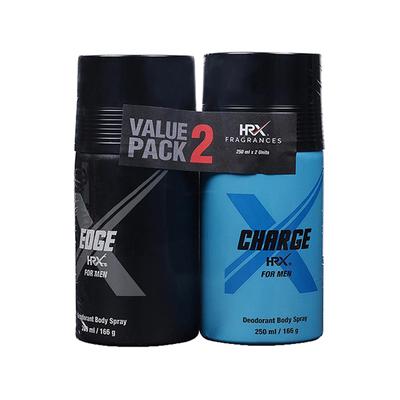 HRX Edge for Men Deodorant 250ml With Charge Deodorant 250ml 1's - Men Deodorants/Roll-Ons