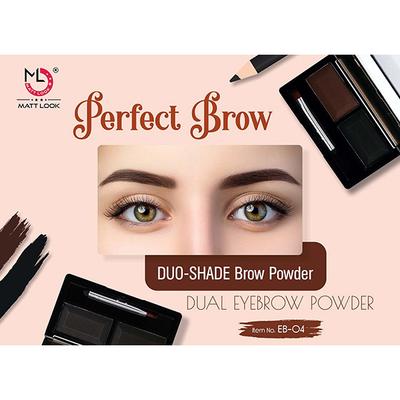 Matt Look Perfect Brow Duo - Shade Brow Powder, Mutlicolor - 1 8 gm - Eyebrow Pencils & Enhancers