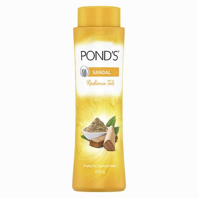 Pond's Sandal Radiance Talcum Powder, Natural Sunscreen 100 gm - Body Sunscreen