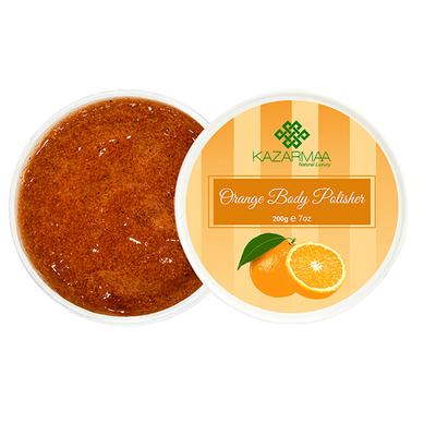 Kazarmaa Orange Body Polisher Exfoliating Body Scrub 250 gm - Scrubs & Exfoliants