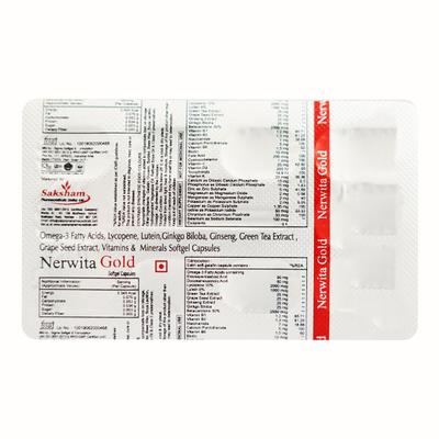 NERWITA GOLD Softgel Capsule 10's - Supplements-Vam