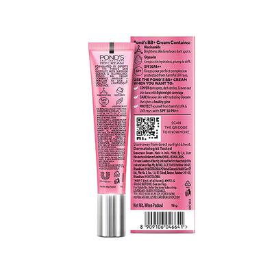 Pond's BB+ Cream, Instant Spot Coverage + Light Make-Up Glow, Natural SPF 30 PA++ 18gm - Face Moisturizers