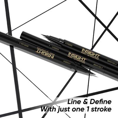 Insight Cosmetics Eyebrow Define Duo 2-in-1 - Black 2.5 gm - Eyebrow Pencils & Enhancers