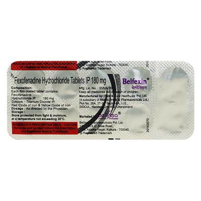 BELFEXIN 180 Tablet 10's - Allergies-Ant