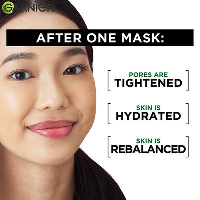 Garnier Skin Black Serum Mask - Pure Charcoal 28 gm - Masks & Peels