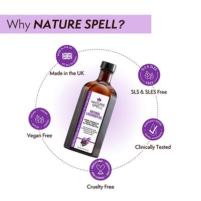 Nature Spell Lavender Oil For Hair & Skin 150 ml - Hair Oils