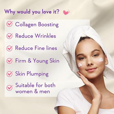 WishCare Advanced Repair Night Cream - Anti-Ageing Cream -With Retinol GrapeSeed SeaAlgae & Rosehip 50 gm - Night Cream