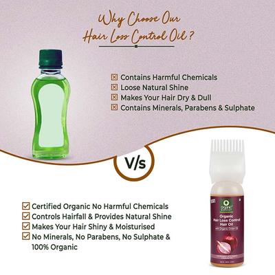 Organic Harvest Onion Hair Oil for Hair 150 ml - Hair Oils