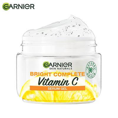 Garnier Bright Complete Vitamin C Serum Gel - Vitamin C + Lemon for Instant Brighter Skin 45gm - Under Eye Creams & Serums