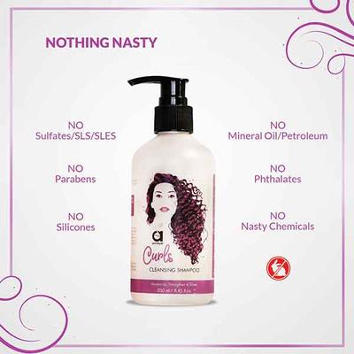 Anveya Curls Cleansing Shampoo 250 ml - Shampoos