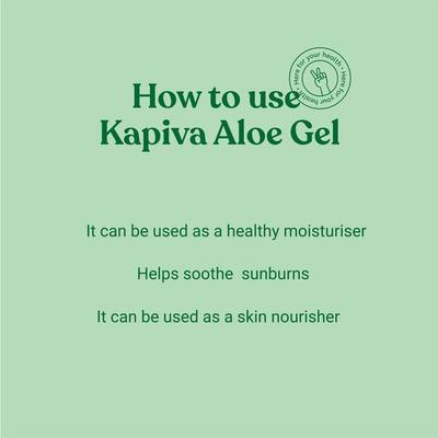 Kapiva Pure Aloe Vera Hydrating Face Gel 150 gm - Face Moisturizers
