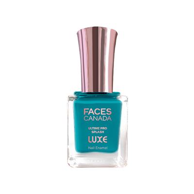 Faces Canada Ultime Pro Splash Luxe Nail Enamel - Teal Seal (L30) 12 ml - Nail Polish