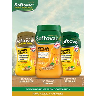 Softovac O Bowel Regulator Powder - Orange Flavour 250 g - Digestive Health