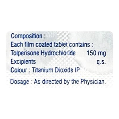 Myotop 150mg Tablet 10'S - Muscle Cramps/Spasticity-Mus