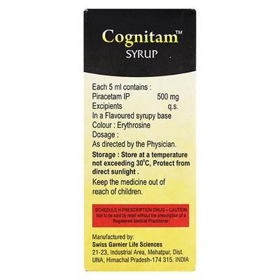 Cognitam Syrup 100ml - Nootropics And Neurotrophics