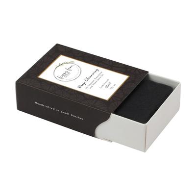 Fizzy Fern Deep Cleansing Cold Pressed Soap Charcoal Shea Butter & Wheat Cream Oil 125gm - Soaps