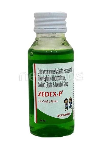 Zedex P Syrup 60ml - Cough And Cold-Cou