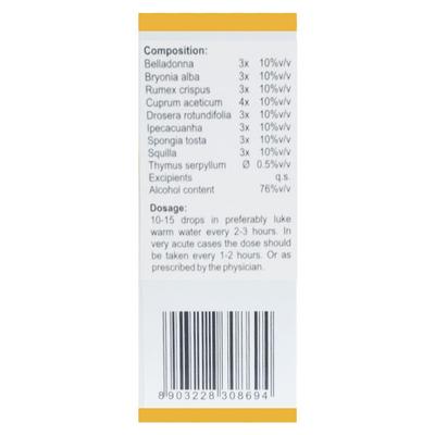 Bakson's B33 Cough Drops 30 ml - Homeopathic Drops