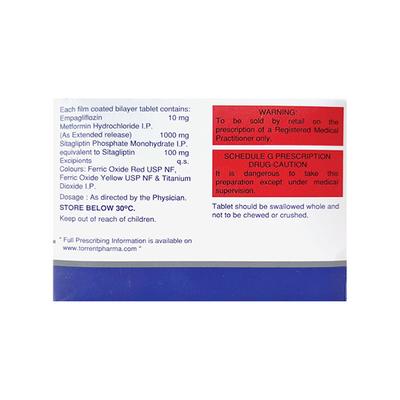 EMPAZIO SM 10+100+1000 Tablet 10's - Diabetes-Ant