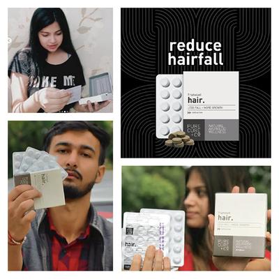 Pure Cure + Co. Hair - Helps Provide Strength + Shine Tablets 60 1's - Hair Treatment