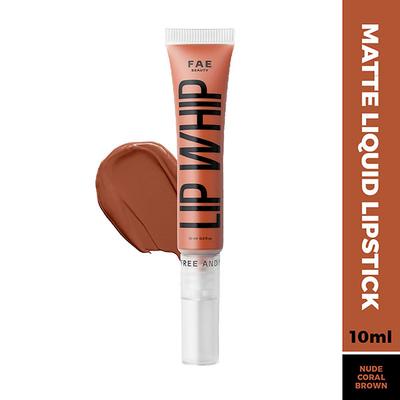 FAE Beauty Lip Whip 12H Matte Liquid Lipstick - Peach 10 gm - Liquid Lipsticks