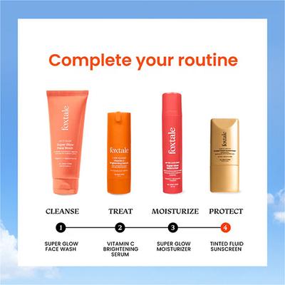 Foxtale Perfect Match Tinted Fluid Susncreen (Mocha) 50 ml - Body Sunscreen