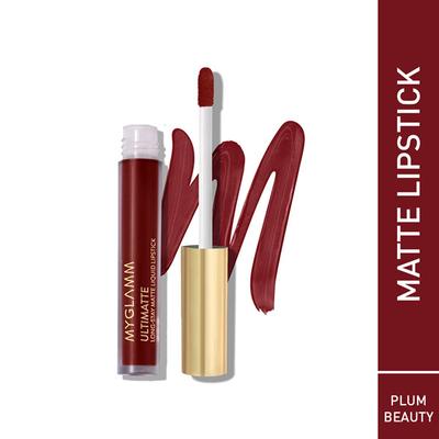 MyGlamm Ultimatte Long Stay Matte Liquid Lipstick-Plum Beauty 2.5 ml - Lipsticks