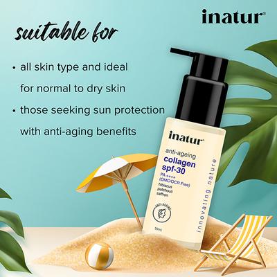 Inatur Collagen Day Cream SPF30 50 gm - Day Cream