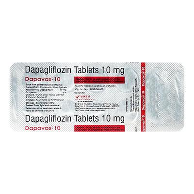 DAPAVAS 10 Tablet 10's - Diabetes-Ant
