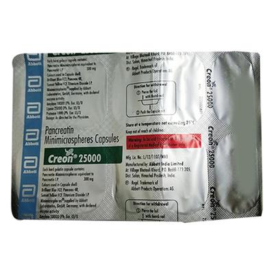 Creon 25000 Capsule 10'S - Digestion-Dig