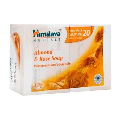 Himalaya Almond & Rose Soap (Pack of 4 x 125 gm) - Soaps