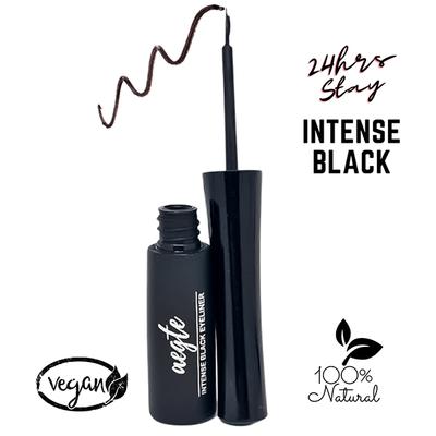 Aegte 24 Hrs Stay Intense Black Waterproof Liquid Eyeliner 6.5 ml - Eyeliners