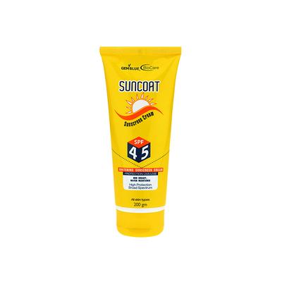 Gemblue Biocare Suncoat Sunscreen Cream SPF45 200 ml - Face Sunscreen