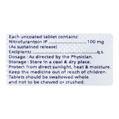 NITROTAG SR 100mg Tablet 10's - Bacterial Infections-OAB