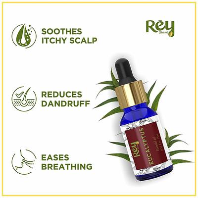 Rey Naturals Eucalyptus Essential Oil 15 ml - Essential Oils