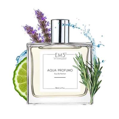 EM5 Aqua Profumo Perfume for Men - Eau de Parfum Spray, Amber Marine Fresh Spicy Fragrance 50 ml - Men Perfumes (Edt/Edp)