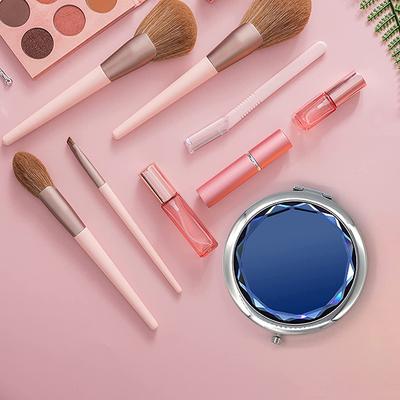 Majestique Crystal Edge Beauty Folding Mirror With Magnification 1's - Others